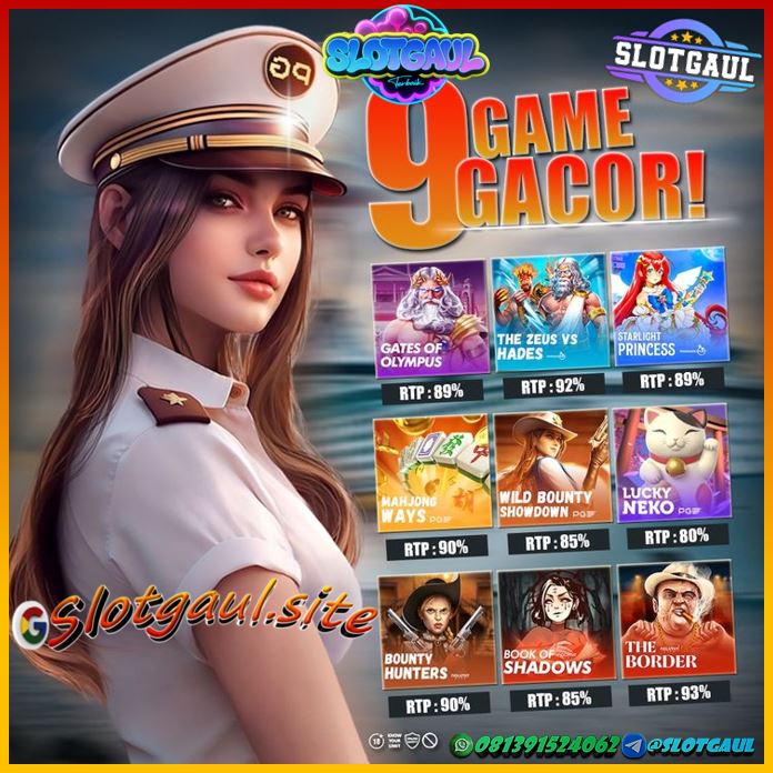 Dapatkan Informasi Mengenai Bocoran Slot Yang Sedang Gacor Hari Ini Untuk Menambah Tingkat Kepercayaan Diri Anda Saat Memainkan Slot Yang Anda Pilih Dan Sukai. Bocoran RTP Live Slot Ini Hanya Berlaku Untuk Situs SLOTGAUL Dan Pastinya Persentase Selalu Terupdate Otomatis..!!