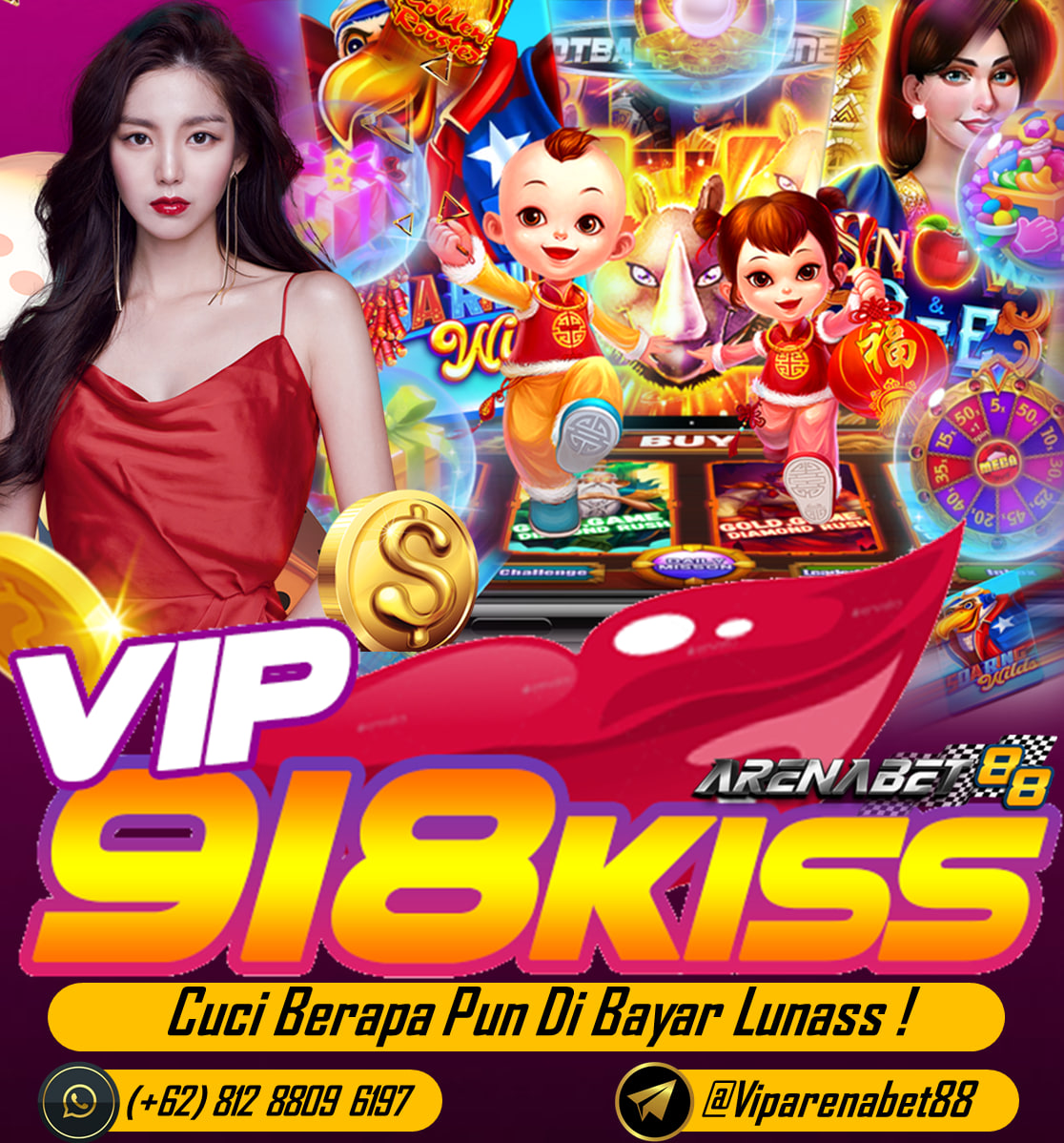 DAFTAR 918KISS | SCR888 | SERVER MALAYSIA Daftar link 918kiss,situs slot gacor 918kiss ialah bandar slot malaysia yang sangat populer di malaysia.Link slot gacor yang sudah di percayai sebgai tempat bermain slot malaysia. Buat anda yang ingin bermain situs 918kiss scr888 malaysia resmi dan amanah anda sudah datang ketempat yang tepat Cuci berapapun di bayar...

TELEGRAM : @VIPARENABET88
WHATSAPP RESMI : 0812-8809-6197

BERMAIN DENGAN SPORTIF & BERMAIN UNTUK MENANG
#arenabet88 #viparenabet88 #agen918kiss #daftar918kiss #daftarkiss918 #slot918kiss #daftarslotkiss918 #agenscr888 #daftarscr888 #slot918kissservermalaysia #slotmalaysia #agentembakikan