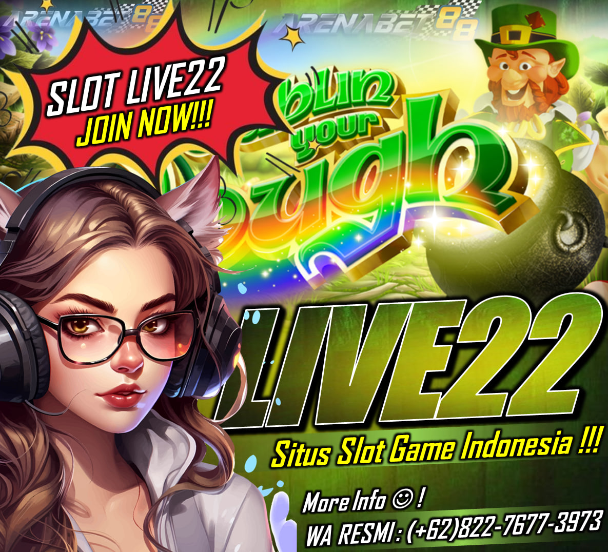 Daftar agen slot live22 di agen live22 indonesia Arenabet88 dapat dilakukan dengan mudah, syarat utama anda harus mempunyai bank local yang ada di indonesia seperti bca, mandiri, danamon, bri dll bosku. 
Ayo segera daftarkan akun anda bersama arenabet88 dan rasakan jackpotnya

Hubungi kontak resmi agen VIP arenabet88 dibawah:
Whatsapp : 0812-8809-6197
TELEGRAM : @viparenabet88
Kepuasan anda menjadi prioritas utama kami sepenuh nya.
#arenabet88 #viparenabet88 #agenlive22 #daftarlive22 #slotlive22 #live22indonesia #livecasinolive22 #tembakikanlive22 #live22malaysia
