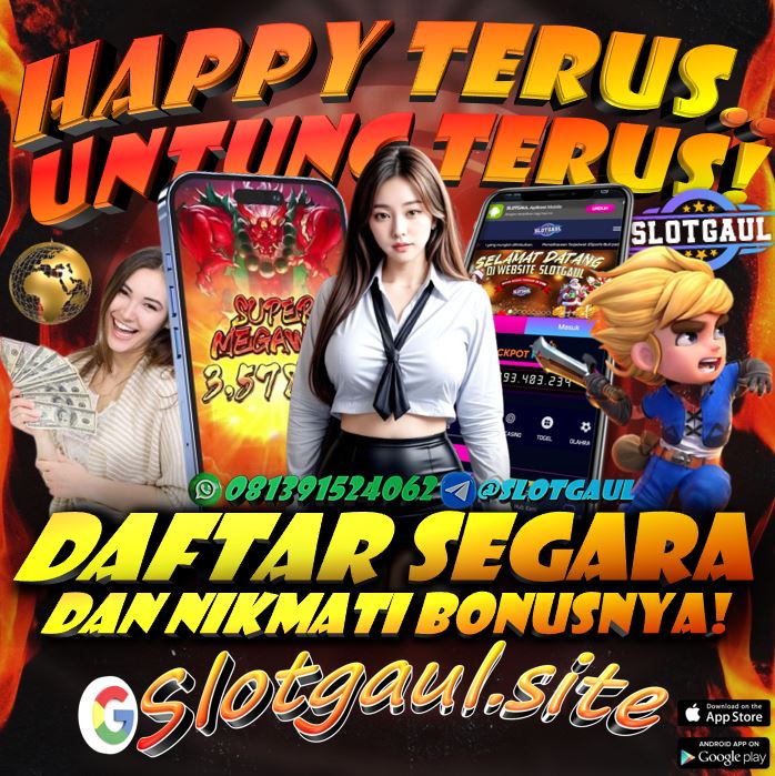 Di dunia perjudian, mencari keberuntungan sering kali menjadi obsesi bagi banyak orang. Salah satu platform yang telah menarik perhatian adalah SLOTGAUL, sebuah situs yang menghadirkan pengalaman bermain,
SLOT – SPORTBOOK - LIVE CASINO – POKER – TEMBAIKAN - TOGEL,
secara daring. Namun, apakah ada rahasia di balik kesuksesan mereka? Mari kita telusuri lebih dalam.
segera gabung dan daftar bersama dengan slotgaul.
WA : Whatsapp Official ( 081391524062 )
telegram: @slotgaul