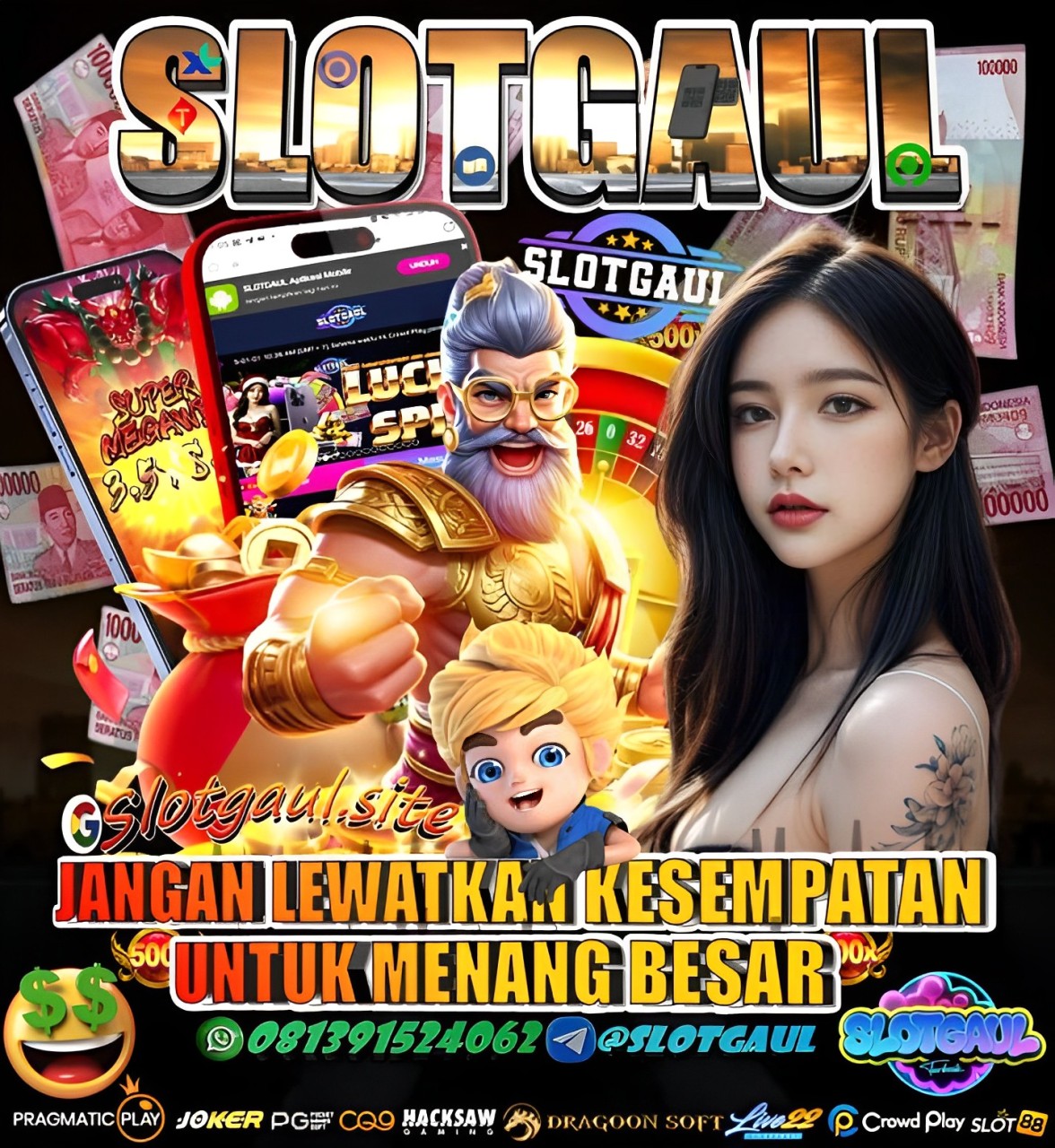 Gabung Ke Situs Kami dan Lakukan Deposit Hari Ini Juga Untuk Mendapatkan Bocoran Permainan, Pola dan Jam Gacor Game Lainnya!
Hadiah kemenangan akan menanti anda setiap hari 💸