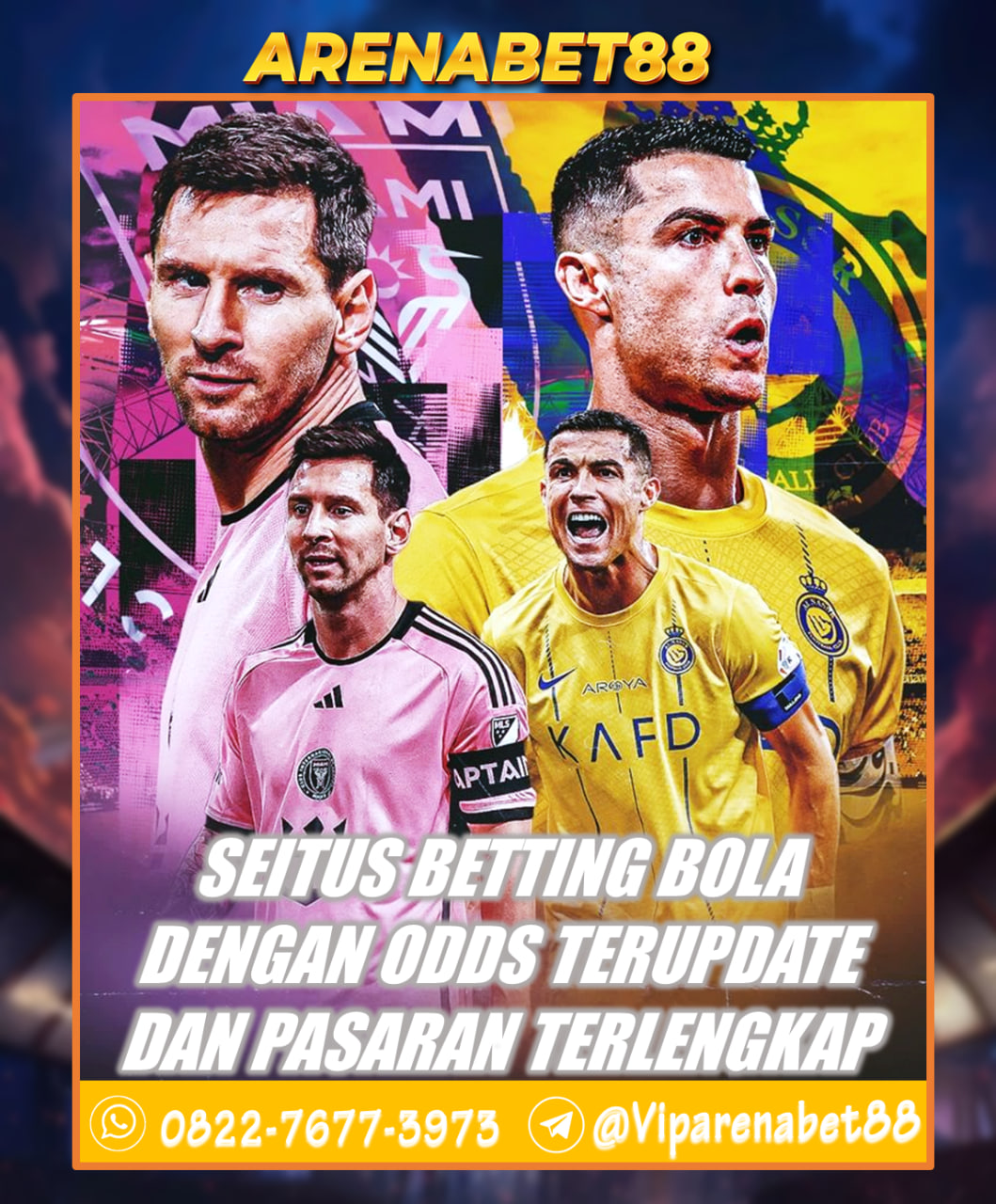 ARENABET88 Merupakan Situs Taruhan Judi Bola ataupun Agen Judi Bola Terbaik dan Terpercaya di Indonesia. ARENABET88 sebagai Agen SBOBET yang resmi juga sangat diminati oleh kalangan bettor Indonesia dalam permainan Taruhan Bola dan. Selain permainan tersebut, kami dengan sepenuh hati akan selalu siap membantu apa pun yang anda perlukan dan membantu kalian jika ada kesulitan dalam pembuatan akun taruhan untuk permainan seperti SBOBET, IBCBET/MAXBET, bola tangkas, slot online, maupun idn poker online Kami juga akan memberikan seputar informasi yang diperlukan para pecinta sepakbola mulai dari jadwal pertandingan, prediksi bola yang lengkap dan akurat, pasaran Taruhan.

untuk info lebih lanjut hubungi :
WHATSAPP 1 : +62 822-7677-3973
TELEGRAM    : VIPARENABET88

#ARENABET88 #VIPARENABET88  #SPORSBOOK #AGENTARUHANBOLA #TARUHANBOLA #SLOTGACOR #DEPOPULSATANPAPOTONGAN #SITUSTERPERCAYA #SITUSANTIRUNGKAT   #eventslot #promoslot #bonusslot  #slotpromo #slotgacor