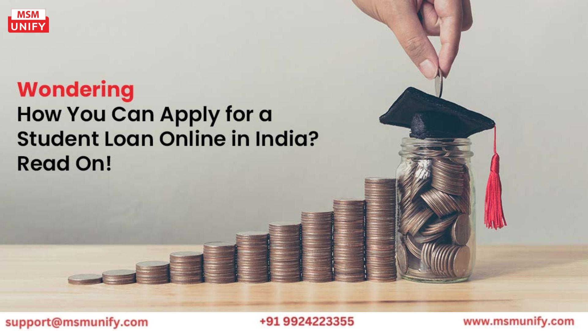 Open the door to a world-class education! Seamlessly apply for your <a href=" https://www.msmunify.com/blogs/education-loan-above-20-lakhs/ 
">education loan online</a> in India, ensuring a hassle-free journey to studying abroad. Your dreams deserve the best support. Let's make it happen!

