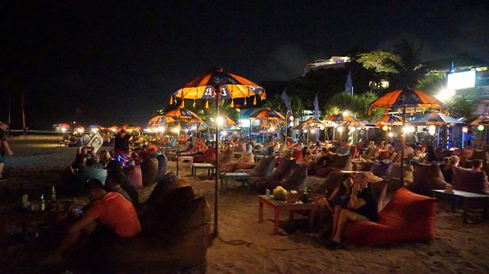 Kuta Beach at Night