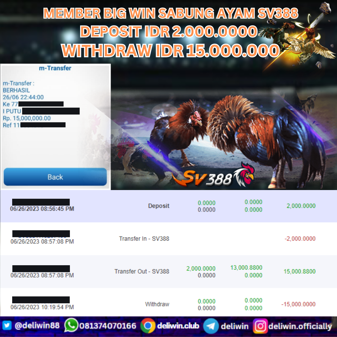 Daftar Situs DELIWIN Agen Sabung Ayam SV388 Terbaik & Terpercaya Di Indonesia. Sistem Pembayaran Yang Adil & Cepat, Kemenangan Berapapun Pasti Dibayar

Bonus Promosi:
• Special Welcome Bonus 20%
• Bonus Deposit Harian Sportbook 10%
• Bonus Winstreak Sportbook 100%
• Bonus Winstreak Sabung Ayam 100%
• Bonus Cashback Sportbook 10%
• Bonus Turnover Slot Games 0.8%

DELIWIN menerima deposit melalui via QRIS, OVO, DANA, Sakuku, Shopeepay, LInkaja, Gopay & Pulsa Tanpa Potongan Online 24 Jam.

Layanan Online 24/7 :
• Link alternatif : Deliwin .club
• Link Alternatif : bit.ly/Agendeliwin
• WA	: +62813-7407-0166
• Telegram : deliwin
• Livechat : https://direct.lc.chat/15025452/


#deliwin #daftardeliwin #prediksi #prediksibola #euro2024 #sabungayam #sabungayamsv388 #agensbobetterpercaya #agenbola #agenbolatangkas #bolatangkas #mmtangkas #tangkas #aduketangkasan #agenbolasbobet #agenbolaterpercaya #jadwalbola #tajiayam #situsbolaterpercaya #agensbobet88 #agenwbet #wbet #boladepostiqris #depotpulsa #depopulsatanpapotongan

#agenbolaterpercaya #agenbolaterbaik #agensbobet #agensbobetresmi #agensbobetterpercaya #agensbobetbola #sbobet #sbobetonline #sbobetindonesia #sbobetcasino #WBET #gameslot #slotgame #slotonline #onlineslot #slotterbaru #slotterbaik #slotmantap #slotjackpot #slotgampangbayar #slotindonesia #slotmania #slotewallet #slotpastibayar #slotgameterbaru #slotgameterbaik #slotpragmatic #slotpgsoft #sabungayam
#Euro2024 #JudibolaEuro2024 #AgenpialaEuro2024 #NobarEuro2024 #AgenEuro2024 #BandarbolaEuro2024 #LivestreamingEuro2024 #JudiEuro2024 #BandarresmiEuro2024 #AgenjudibolaEuro2024 #JadwalpialaEuro2024 #PrediksibolaEuro2024 #SituspialaEuro2024

#euro2024 #pialaeropa2024 #bandareuro2024 #ageneuro2024 #situsbola2024 #agenresmieuro2024 #agenbola #bandarbola #situsresmibola2024 #judibola #daftarakunbola #sbobet #daftarsbobet #bandarbolaonline #judibolaonline #agenresmieuro2024 #euro2024terpercaya #ageneuro2024pulsa #sbobetgopay #sbobetovo #sbobetdana #sbobetbsi #seputaransbobet #carabermainsbobet #tutorialhitungodds #kumpulandaftarbolaonline #akunsbobet #daftarsekarang #tuanrumaheuro2024 #germany #jerman