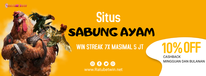 Daftar Sabung sangat mudah melalui agen RATUBETWIN dengan layanan livechat online 24jam penuh setiap harinya. Agen Ratubetwin menerima pendaftaran menggunakan seluruh akun bank yang ada di indonesia dan juga menerima pendaftaran menggunakan aplikasi dompet digital seperti : Dana, Ovo, Gopay, LinkAja dan lain-lain.