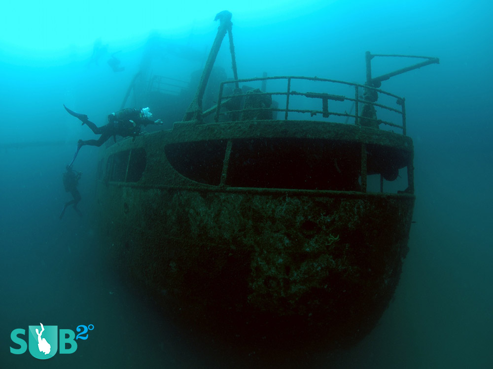Locally known as the “GRK”, which sank in 1968.