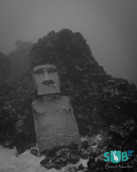 The Underwater Moai of Easter Island