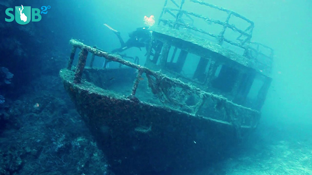 Wreck divers will also enjoy the spectacular view of the wreck Tomislav.
