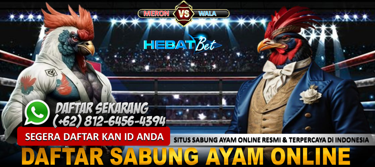 Agen VVIP HEBATBET adalah agen sabung ayam online ter aman dan terpercaya di indonesia, Menyediakan bonus win 7 x beruntun, dan maximal hadiahh Rp 5.000.000.00 📷yuk join sekarang Daftar : https://heylink.me/DaftarAkunVVIPHebatbet/ Minimal Deposit Hanya 25 RIBU!!!💸
Mau Join ?? Langsung via WhatsApp kita :
WhatsApp : 082115843041
Telegram : @Vviphebatbet
Rasakan Sensasi Nya Hanya Di VVIPHEBATBET 
NB:  Bergabung Bersama Hebatbet Anda akan Mendapatkan Pelayanan dan Bonus Terbaik. Mari Bergabung Bersama Kami Saat Ini Juga !!